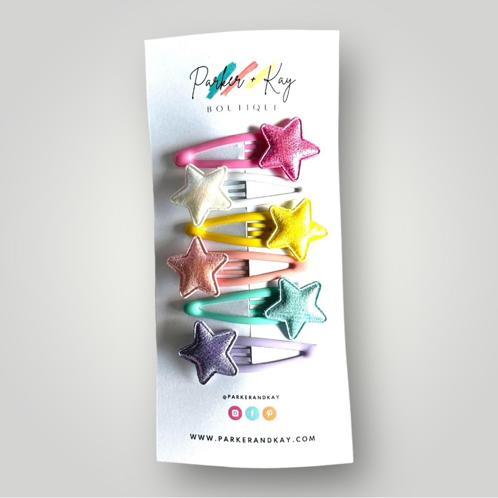 Parker + Kay Star Hair Clips Set